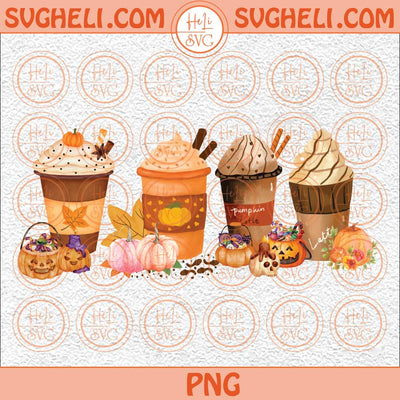 Fall Coffee Png Halloween Pumpkin Latte Drink Cup Png Coffee Png Dxf Eps Files