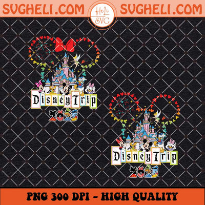 Family Trip Mickey Minnie 2025 Png Disney 2025 Trip Png Sublimation Files