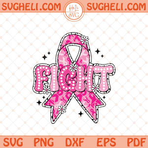 Fight Breast Cancer Svg Retro Breast Cancer Svg Cancer Svg Png Dxf Eps Files