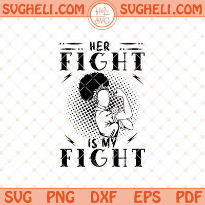 Fight Cancer Black Woman Svg Black Woman Svg Breast Cancer Svg Png Dxf Eps Files