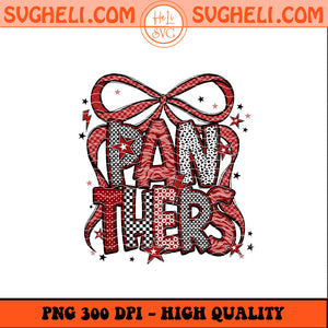 Florida Panthers Coquette Bow Png Panthers With Bow Png Sublimation Design