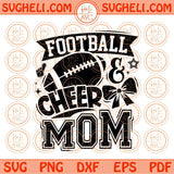 Football Cheer Mom Svg Cheer Football Mom Svg Cheerleader Mom Svg Png Dxf Eps Files