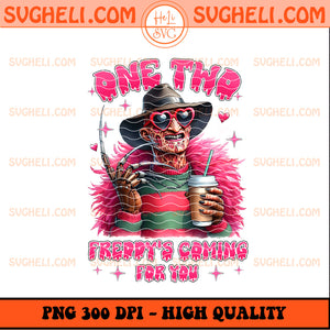 Freddy Krueger One Two Freddyy's Coming For You Png