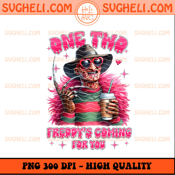 Freddy Krueger One Two Freddyy's Coming For You Png