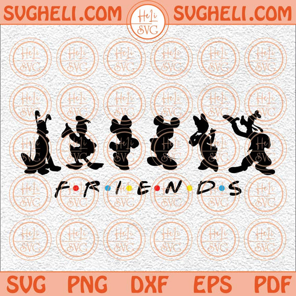 Friends Mickey Svg Friends Svg Mouse Svg Donald Duck Svg Duck Svg Png Dxf Eps Files