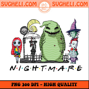 Friends Nightmare Before Christmas Characters Png