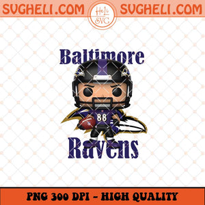 Funko Pop Baltimore Ravens Football Png Funko NFL Png Sublimation Files