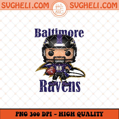 Funko Pop Baltimore Ravens Football Png Funko NFL Png Sublimation Files