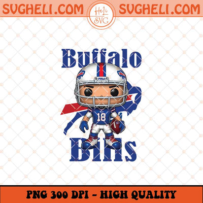 Funko Pop Buffalo Bills Football Png Funko NFL Png Sublimation Files