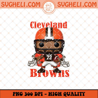 Funko Pop Cleveland Browns Football Png Funko NFL Png Sublimation Files