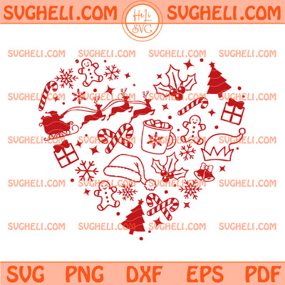 Funny Christmas Heart Svg Christmas Svg Christmas Tree Svg