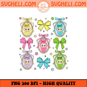 Funny Coquette Bow Labubu Png Cute Labubu The Monsters Png Sublimation Files