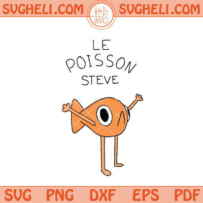 Funny Fish Le Poisson Svg Funny Fish for Kids Svg Png Dxf Eps Files