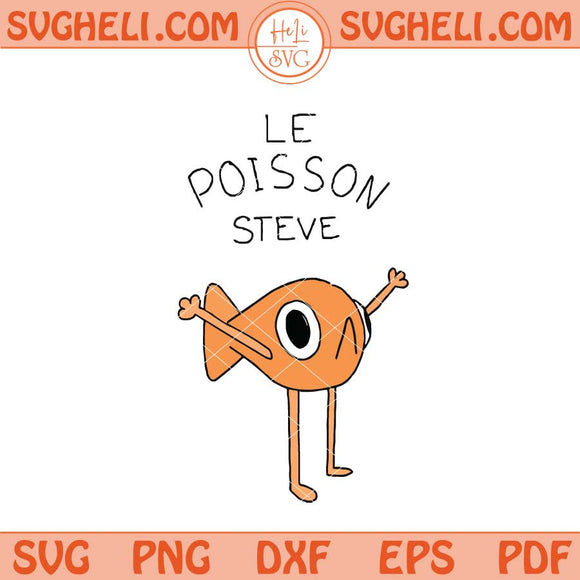 Funny Fish Le Poisson Svg Funny Fish for Kids Svg Png Dxf Eps Files