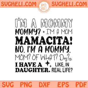 Funny Island Love Mommy Svg I'm a Mommy I'm a Mom Svg Png Dxf Eps Files