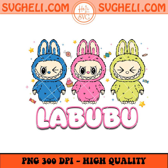 Funny Labubu Cute Labubu Png Labubu The Monsters Png Sublimation Files