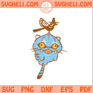 Funny Tiger Derpy and Bird Svg Kpop Demon Hunters Tiger Svg Png Dxf Eps Pdf Files