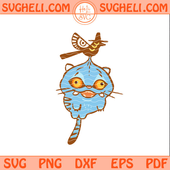 Funny Tiger Derpy and Bird Svg Kpop Demon Hunters Tiger Svg Png Dxf Eps Pdf Files