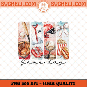 Game Day Baseball Coquette Png Game Day Baseball Png Sublimation Files