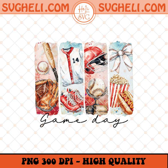 Game Day Baseball Coquette Png Game Day Baseball Png Sublimation Files