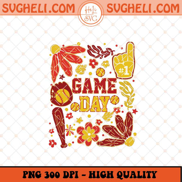 Game Day Softball Coquette Png Boho Softball Coquette Png Sublimation Files