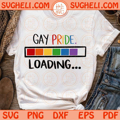 Gay Pride Svg Gay Pride Loading Svg LGBT Svg LGBT Rainbow Svg Png Dxf Eps Files