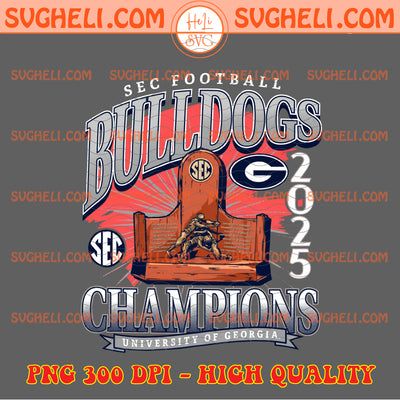 Georgia Bulldogs College Football Playoff 2025 Png