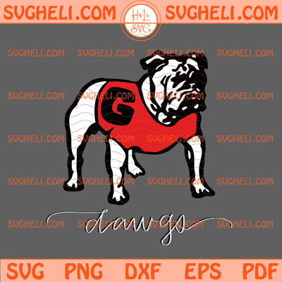 Georgia Bulldogs Mascot Svg Georgia Bulldog Logo Svg