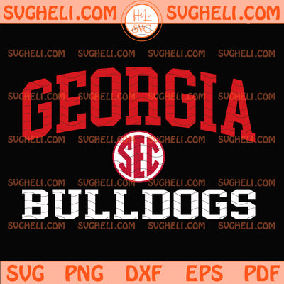 Georgia Bulldogs SEC Logo Svg Georgia Bulldogs Svg