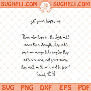 Get Your Hopes Up Svg Christian Hope Quote Svg Hope Svg Png Dxf Eps Pocket Design Files