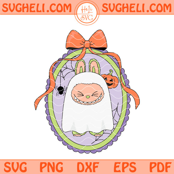 Ghost Labubu Svg Halloween Labubu Svg Labubu Halloween Svg Png Dxf Eps Files