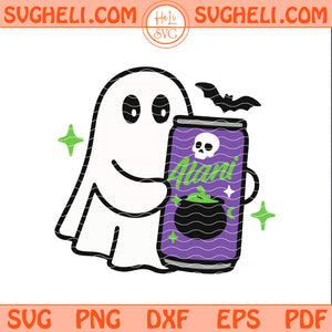 Ghost With Witch's Brew Drink Svg Cute Spooky Can Svg