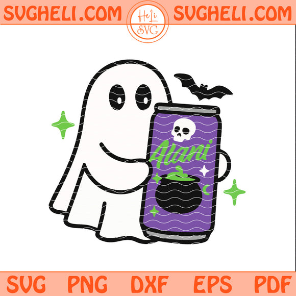 Ghost With Witch's Brew Drink Svg Cute Spooky Can Svg