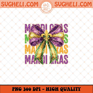 Glitter Mardi Gras Coquette Bow Png Mardi Gras Png Sublimation Files