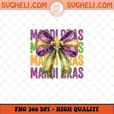 Glitter Mardi Gras Coquette Bow Png Mardi Gras Png Sublimation Files