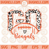 Bundle Svg Go Leopard Football Svg Set Go Football Leopard Svg Png Sublimation Dxf Eps All 32 Teams Files