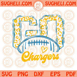 Go Chargers Svg Go Leopard Chargers Football Svg Go Football Chargers Svg Png Dxf Eps Files