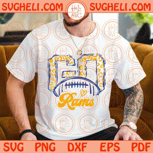 Go Rams Svg Go Leopard Rams Football Svg Go Football Rams Svg Png Dxf Eps Files