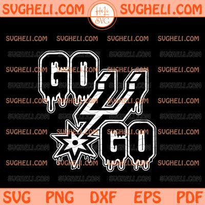 Go Spurs Go Basketball Svg Retro San Antonio Spurs Svg