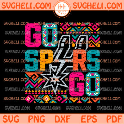 Go Spurs Go Fiesta Colors Svg Spurs Basketball Svg