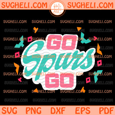 Go Spurs Go Fiesta Svg Retro San Antonio Basketball Svg