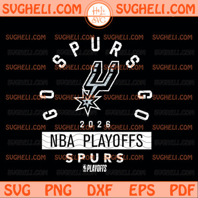 Go Spurs Go NBA Playoffs 2026 Svg Retro Go Spurs Go Svg