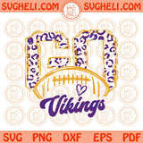 Go Vikings Svg Go Leopard Vikings Football Svg Go Football Vikings Svg Png Dxf Eps Files