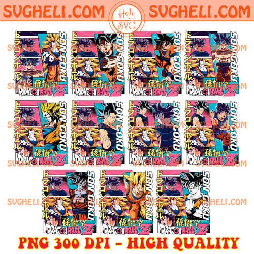 Goku Dragon Ball Png Bundle Dragon Ball Designs Bundle Png