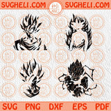 Goku Svg Super Saiyan Svg Son Goku Silhouette Svg Anime Svg Png Dxf Eps Files