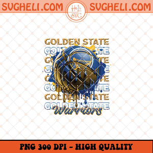 Golden State Warriors Basketball Png NBA Basketball Png Sublimation Files