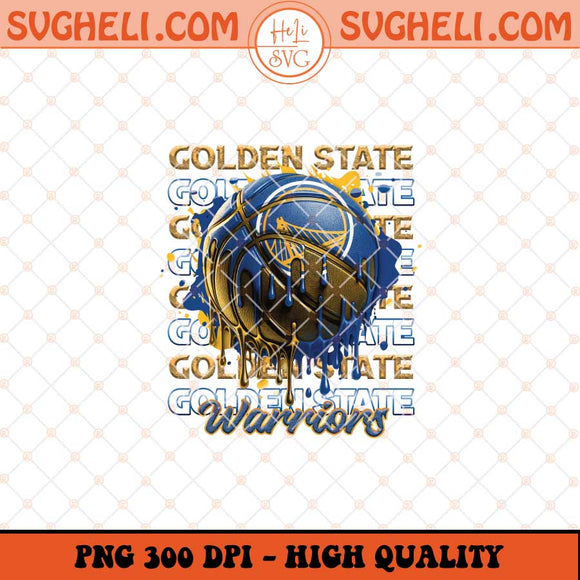 Golden State Warriors Basketball Png NBA Basketball Png Sublimation Files