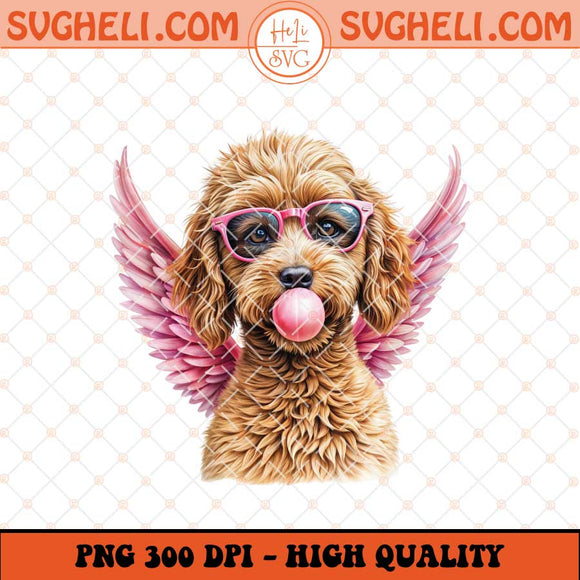 Goldendoodle Coquette Png Coquette Valentines Png Sublimation Files