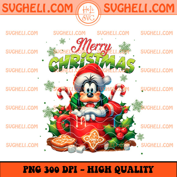 Goofy Merry Christmas Coffee Png Disney Christmas Coffee Png