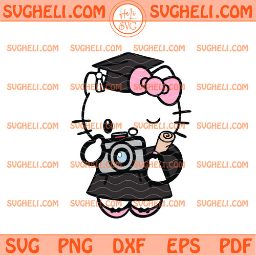 Graduation Kawaii Kitty Senior Svg Cute Kitty Senior Svg